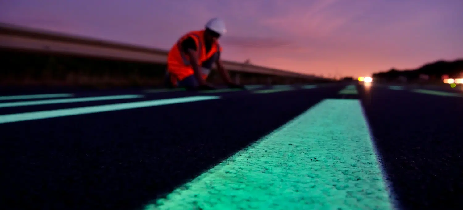 LuminoKrom® photoluminescent paint, at the 4 corners of France