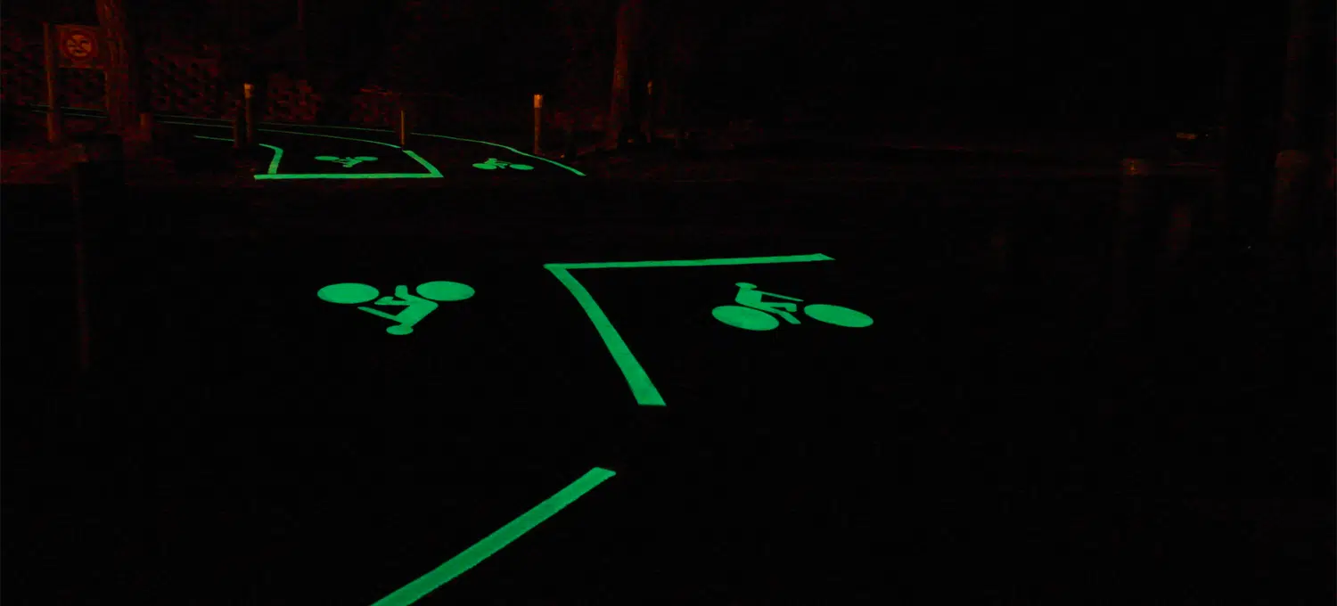 Why cycle paths with LuminoKrom® are appreciated by users?