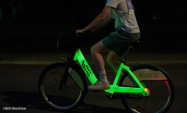 Les vélos Bixi marqués de notre peinture LuminoKrom