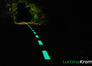 Piste cyclable Namur de nuit