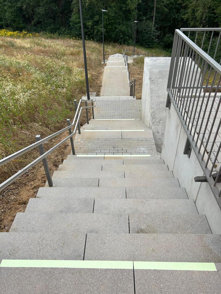 escalier sécurité piétonne