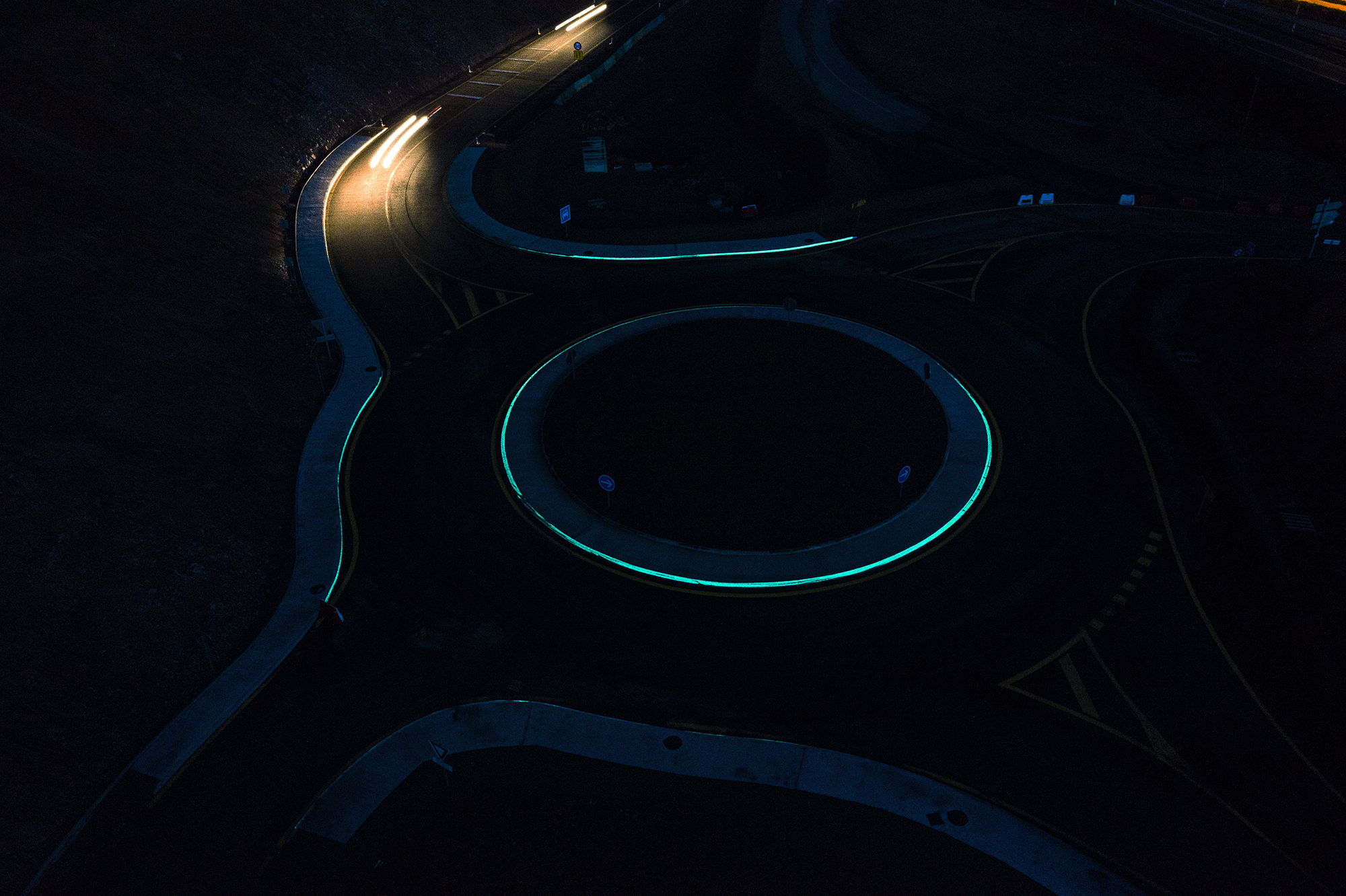 rond point luminescent