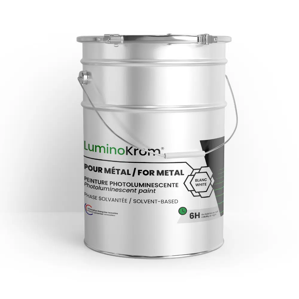 Pot Luminokrom pour métal couleur blanche