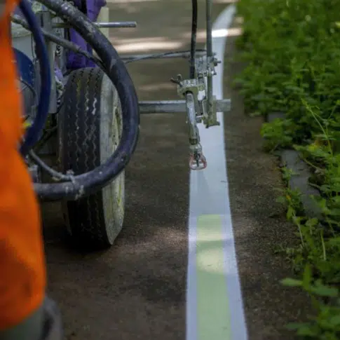 application sous couche blanche