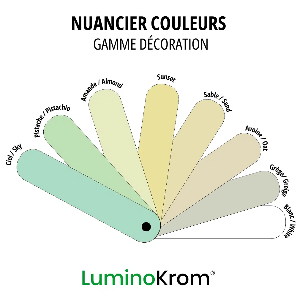 Nuancier couleurs pastels peinture intérieur