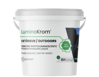 Pot luminokrom aqueuse extérieur vert
