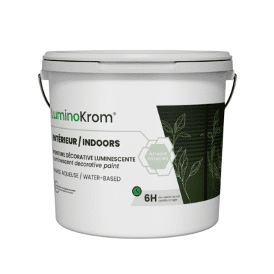 Pot peinture décorative couleur vert pistache